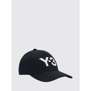 Y-3 Men Cotton Baseball Cap With Logo Y-3